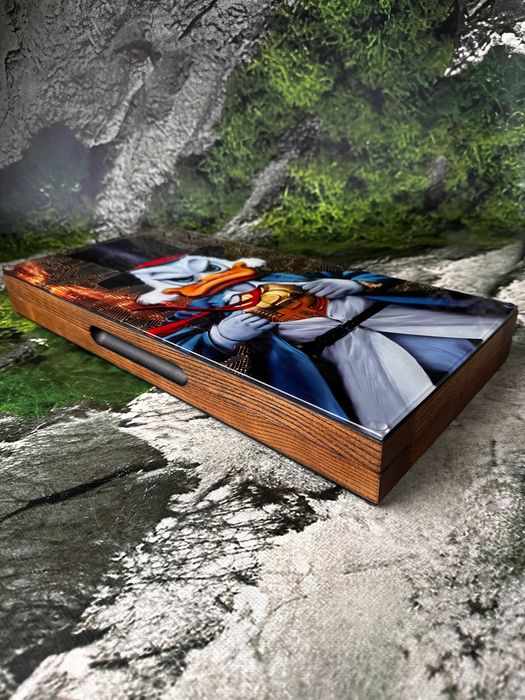 «Крипто-Скрудж» — дерев’яні нарди з гартованим склом