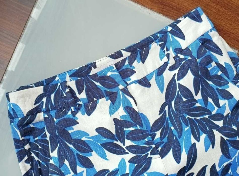 Max Mara kobiece cygaretki w kwiaty 34