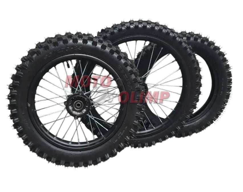 Диск, колесо R14, R17 на пітбайк в сборі з резиною 90/100-14