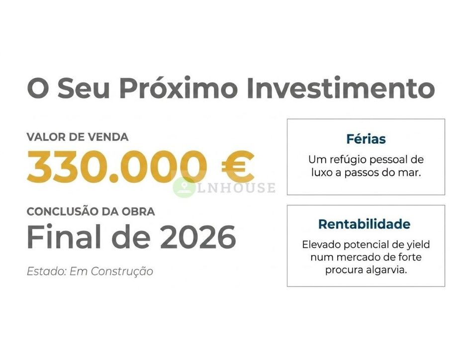 O Seu Refúgio de Sonho em Monte Gordo: T1+1 com Varandas a sul e po...