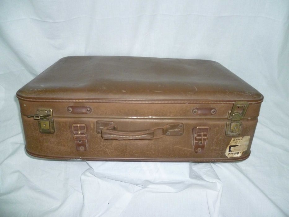 ANTIGA Mala de viagem anos 20 - 40 VINTAGE d Alemanha ECHT VULCANFIBER