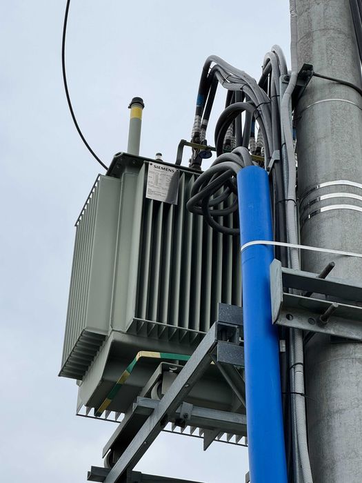 Stacja transformatorwa słupowa 630KVA