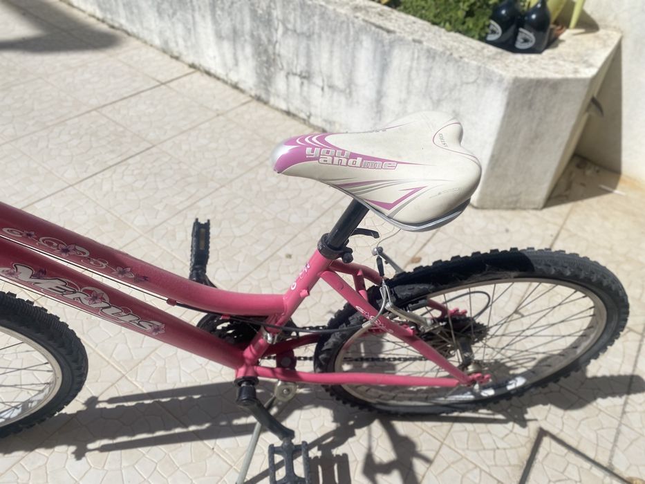 Bicicleta crianca Rosa