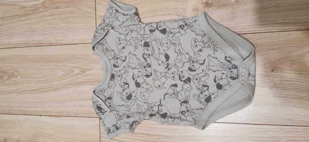 Body na krótki rękaw, dalmatyńczyki, Disney at George, 12-18 mies