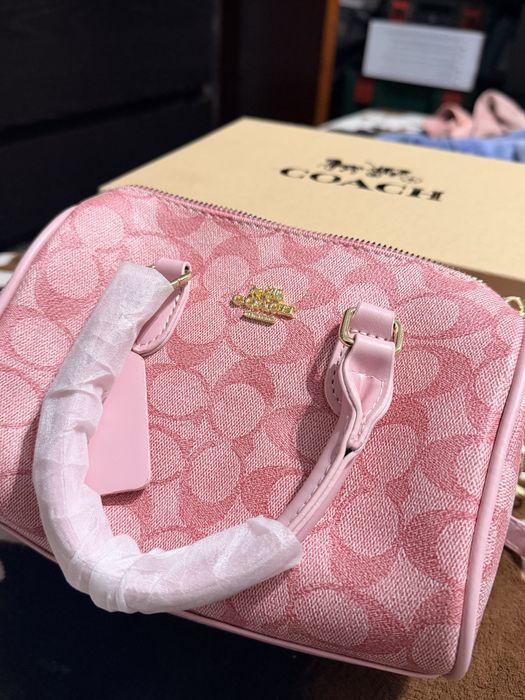Bolsa coach rosa