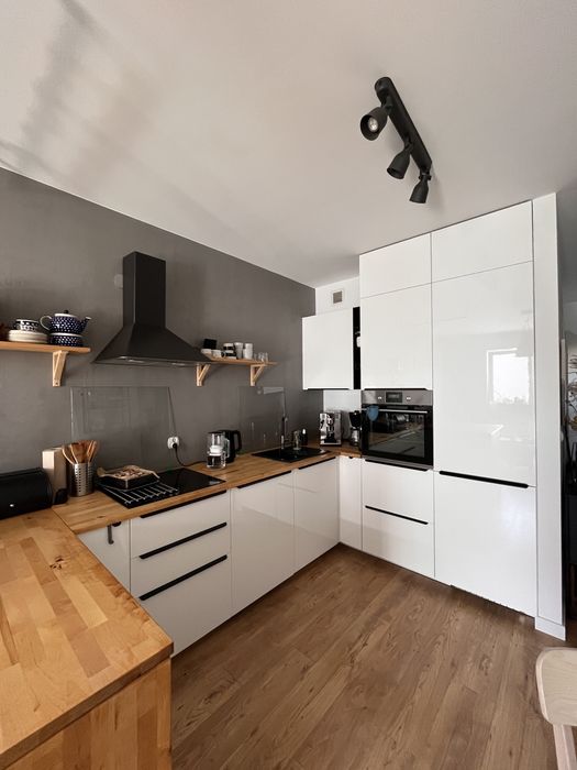 Białe fronty do kuchni IKEA METHOD wysoki polysk 15 sztuk
