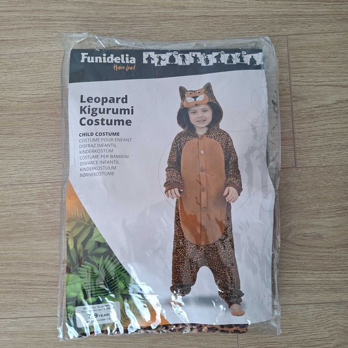Fato Leopardo para criança. Tam. 7/9