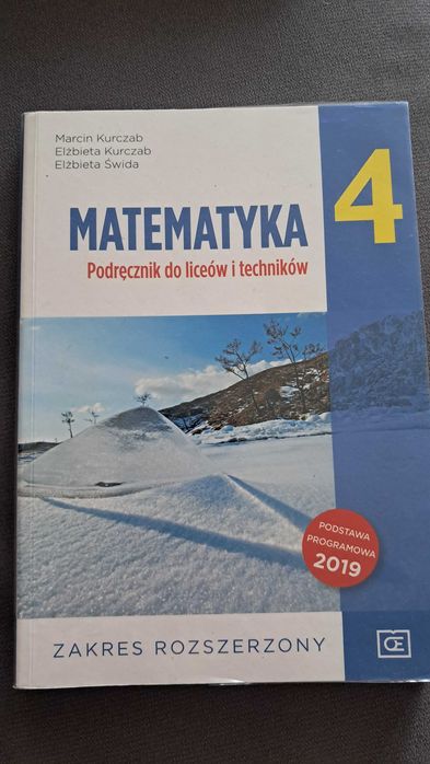 Matematyka 4 Podręcznik, zakres rozszerzony Kurczab, Kurczab, Świda