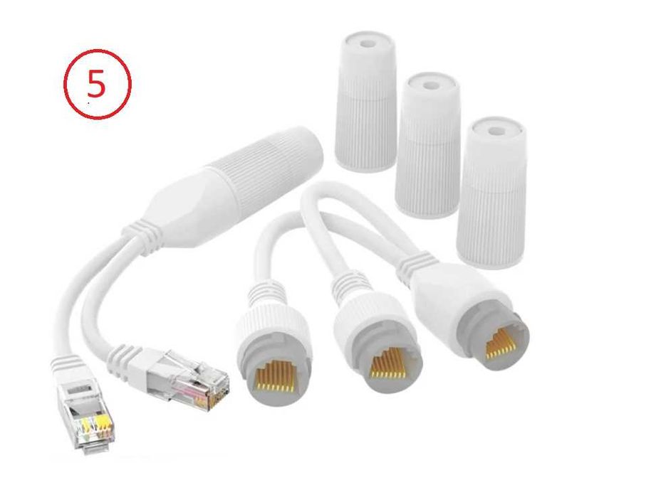 Сетевое 8P8C RJ45 соединители, разветвители уличные, патчкорды cat5e 6
