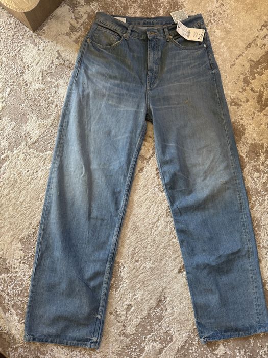 Л-Хл  Небесний колір Джинси zara wide leg 40 розмір