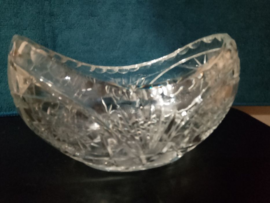 Vintage Kryształowa łódka styl boho