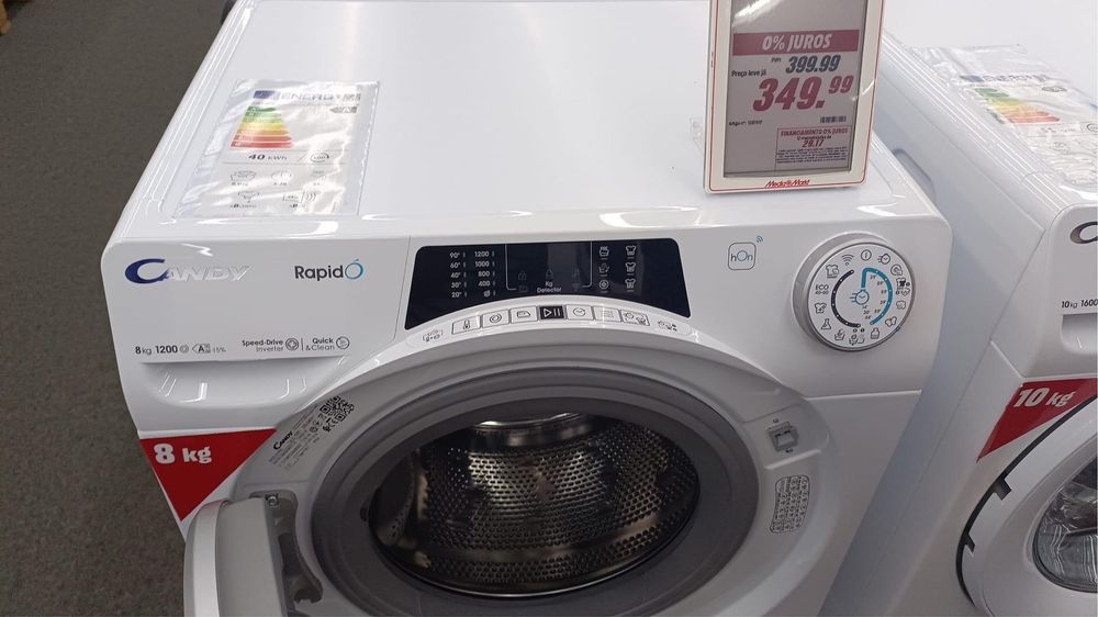 Maquina Lavar Roupa Candy Rapidó 8kg
