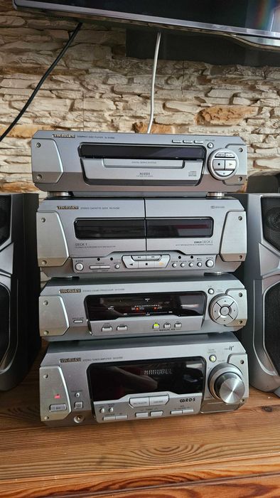 Kultowa wieża Technics SL-EH590 w pełnij sprawna