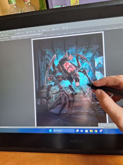 Mesa digital Wacom cintiq 22 usada.