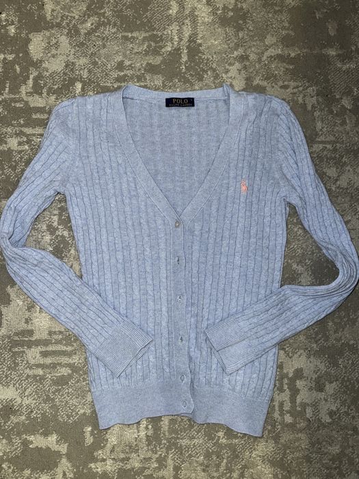 Жіночий блакитний джемпер polo ralph lauren
