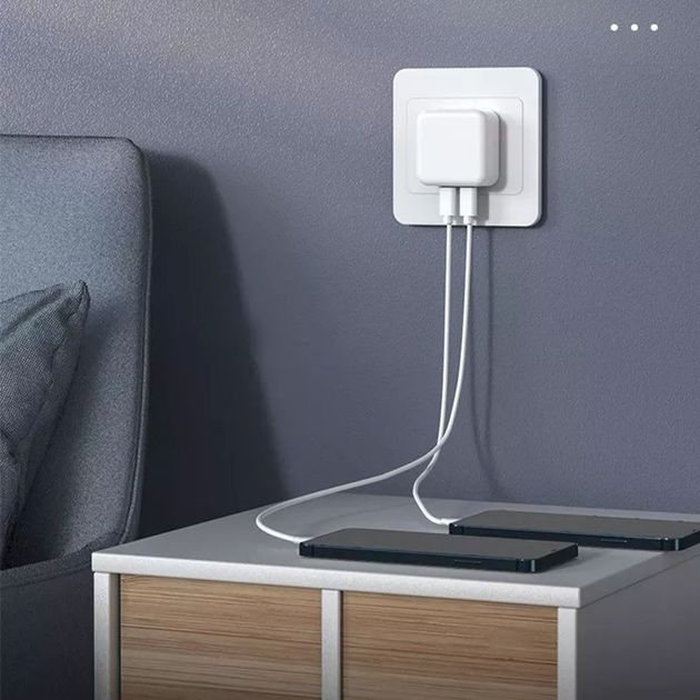 Зарядний пристрій 35W 2 USB-C для Apple iPhone/iPad