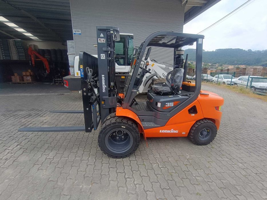 Empilhador mitsubishi novo 3.5 ton cabine e posicionador