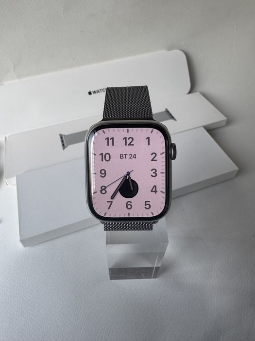 ‼️Apple Watch Series 8 45mm Stainless Steel Silver ‼️реміне Milanese