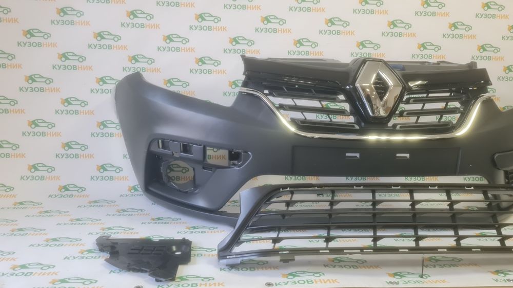 Передній бампер Logan II 2017-2022 бампер Логан 2 передний рестайлинг