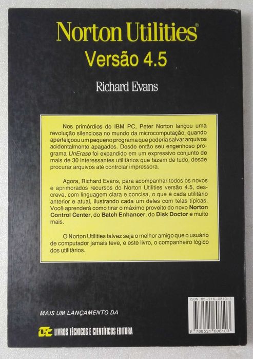 Livro Norton Utilities 4.5