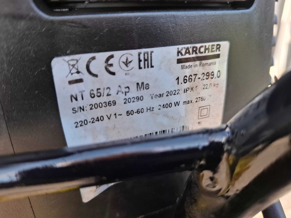Odkurzacz Karcher NT 65/2 Ap * 2022r. Nowy komplet*
