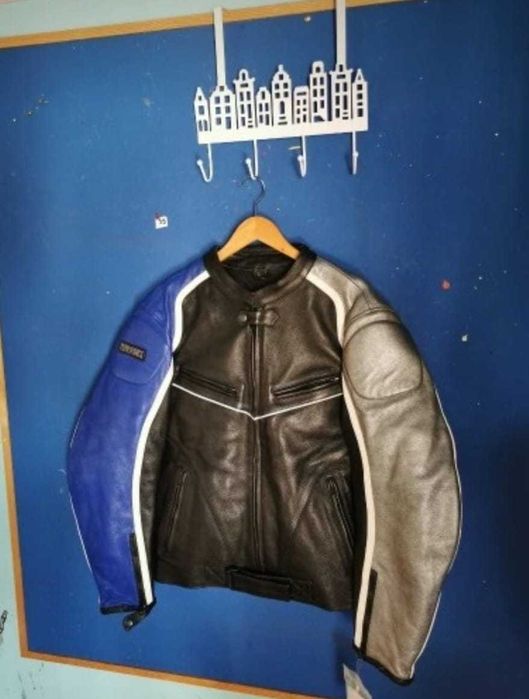 Kurtka skórzana męska Uvex na moto rozmiar L