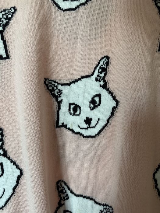 Sweter Bershka pieski różowy S