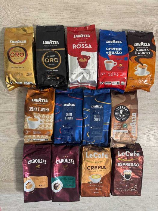 Кофе Кава Lavazza  ILLY  Dallmayr молотый мелена зерно Польша Итлаия Германия