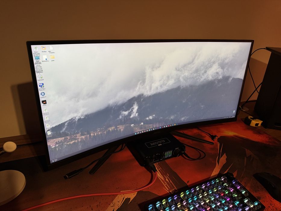 MSI MAG342CQR 34” UWQHD 144Hz – dobry stan + oryginalne pudełko