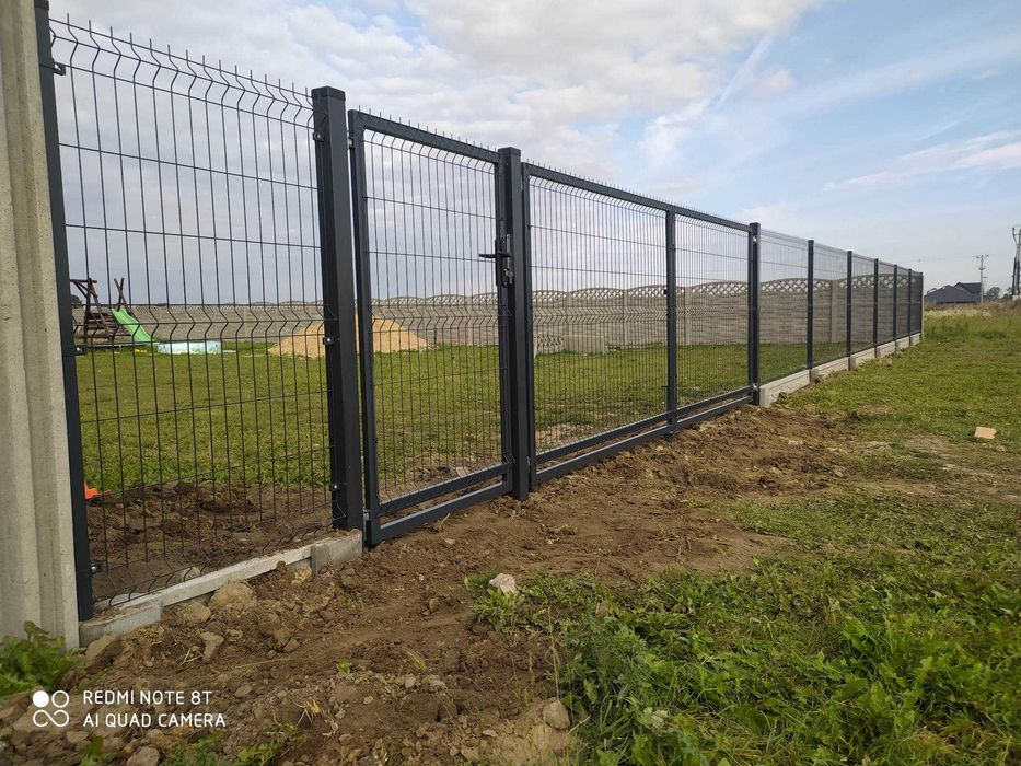 Ogrodzenie panelowe z podmurówką od 100 zł/mb - montaż KUTNO i OKOLICE