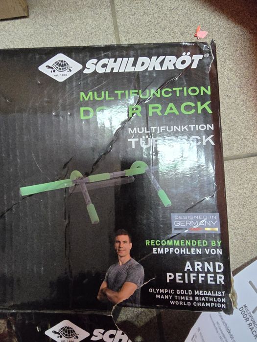 Турнік-тренажер Schildkrot багатофункціональний Зелено-чорний