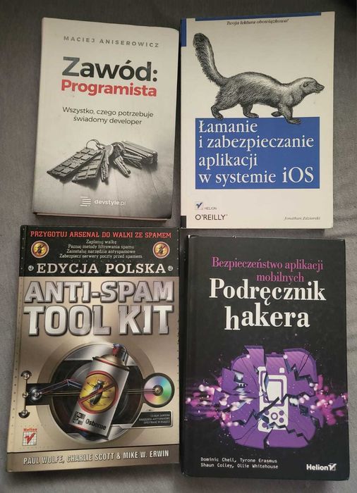 Podręcznik hakera, Łamanie aplikacji, iOS, Zawód programista, Ant-Spam