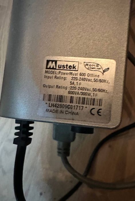 Mustek PowerMust 600 OffLine дбж упс