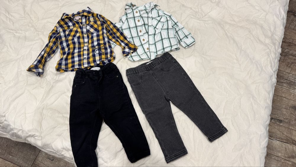2 пари джинсів,2 сорочки