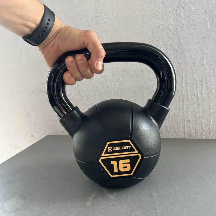 Гиря чавунна 12 кг із вініловим покриттям. Є гирі 4, 8, 16, 20, 24 кг