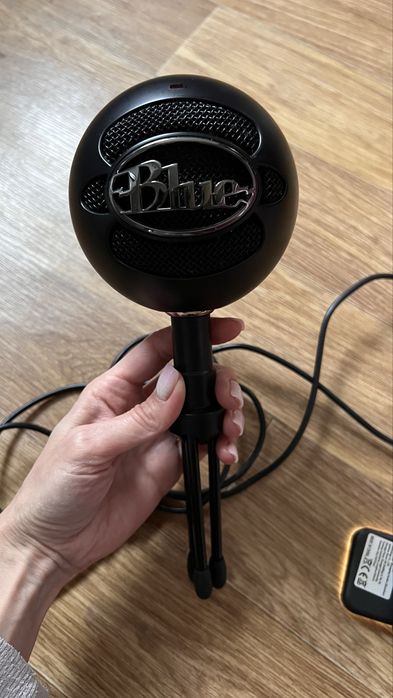 USB мікрофон Blue Snowball / для стриму, подкастів, навчання