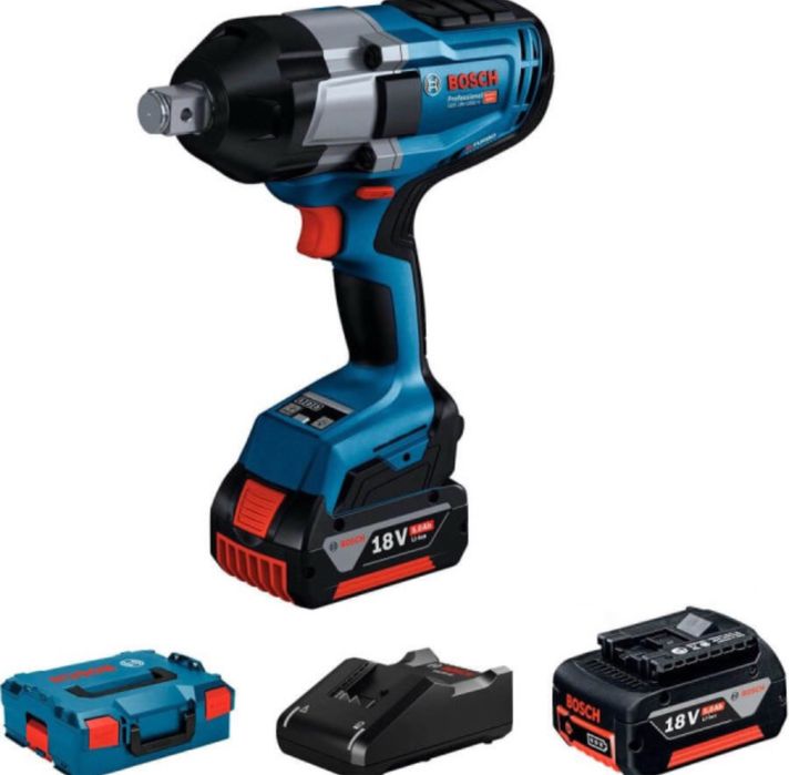 Акумуляторний ударний гайковерт Bosch GDS 18V-1050 H + Набір