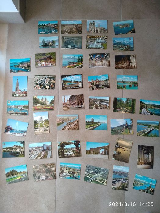 Postais antigos de cidades europeias