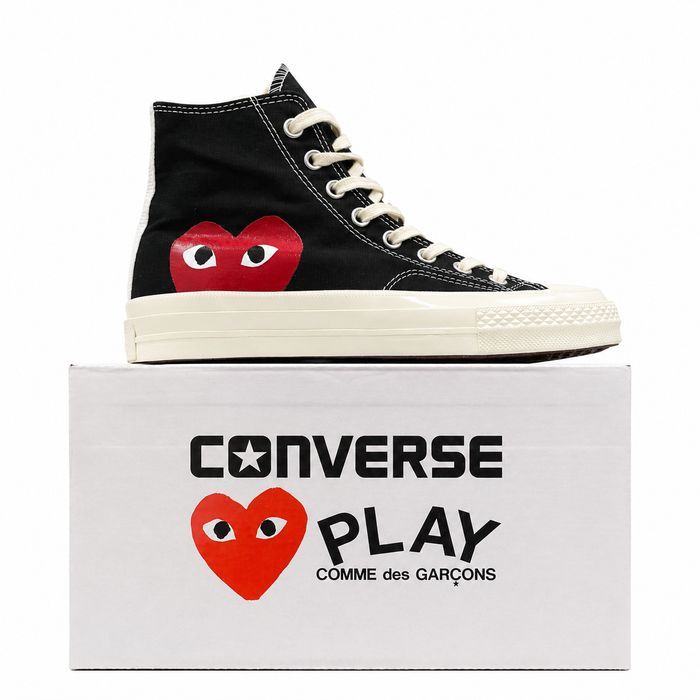 Кеды женские Converse Comme Des Garcons PLAY Chuck 70 Black High Size 39 Знижка