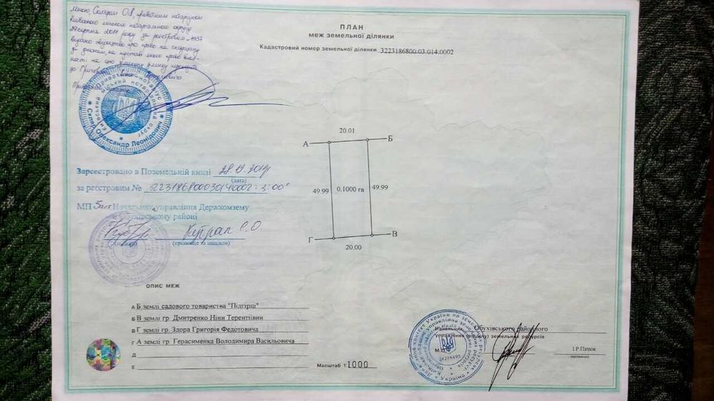 Земля продаж 10с СТ"Підгірці"Київська обл.Обухівськийр-н,блакитнеозеро