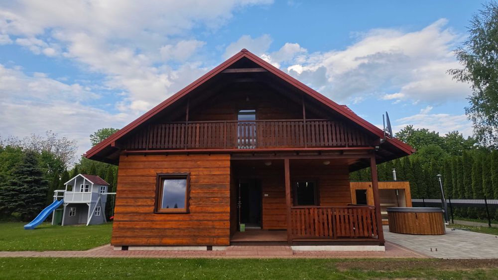 Ranczo 2 w Dolinie Sanu - Domek z sauną i jacuzzi - WOLNY SYLWESTER