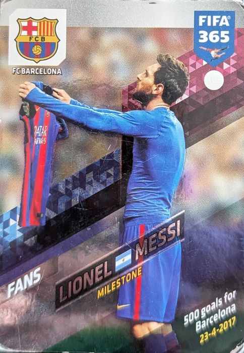 Karta piłkarska Lionel Messi “Milestone 500 goli” (FIFA 365/