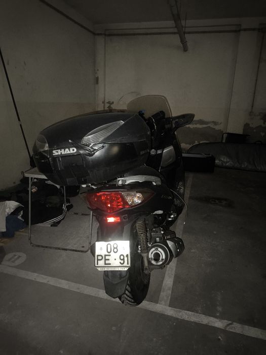 Vendo SYM 125  GTS i (2015) troco por carrinha com bola de reboque