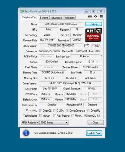 Відеокарта Sapphire Radeon HD7970