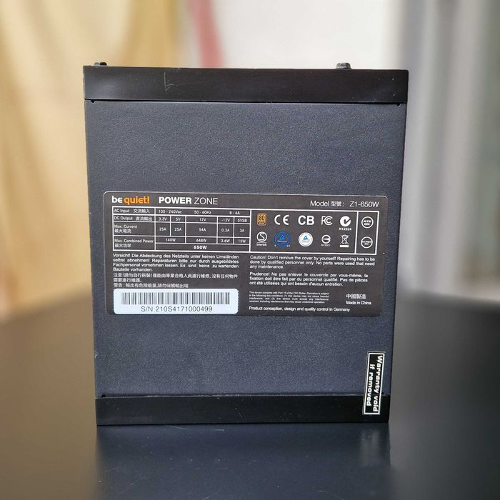 be quiet! Power Zone 650W 80+ Bronze | Modularny | Komplet kabli