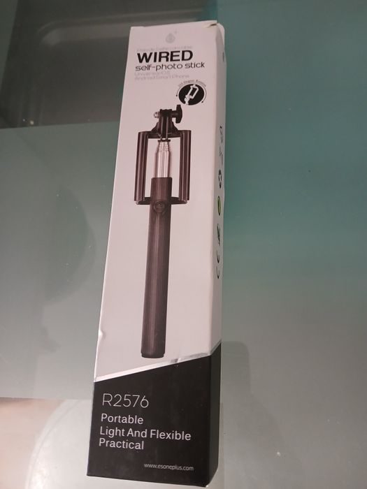 Novo Selfie Palo com cabo