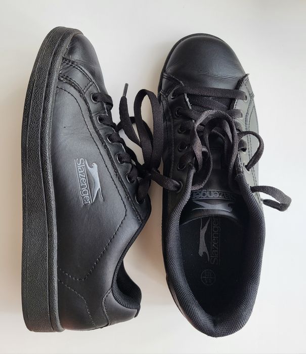 Sapatilhas Slazenger couro pretas 37.5