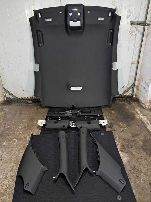 Podsufitka tapicerka AUDI A5 8T Coupe Lift S-line słupki lusterko