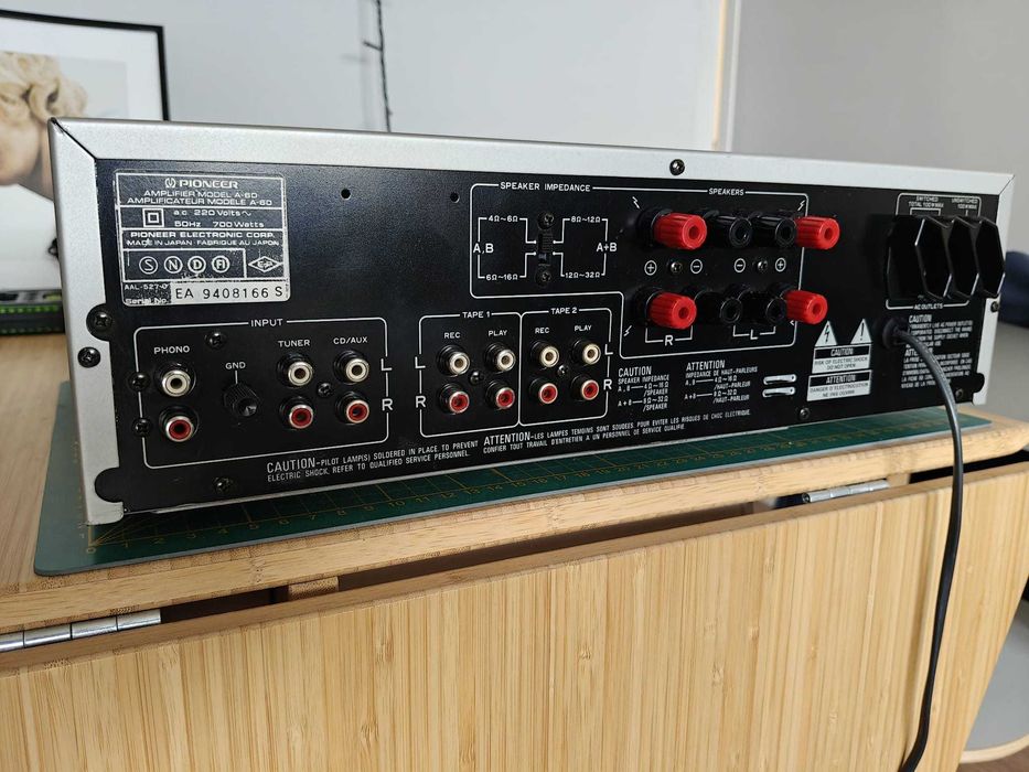 Wzmacniacz Pioneer A-60 Vintage Prawdziwe 100W! super stan