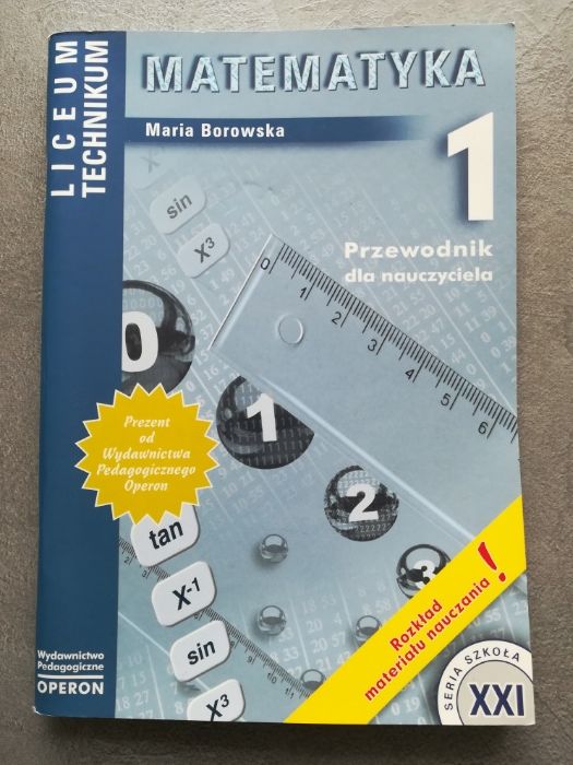 matematyka 1 przewodnik dla nauczyciela